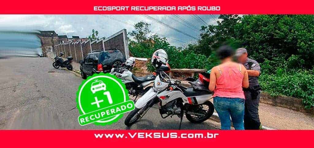 Mais um Veículo Eco Sport localizado pela VEKSUS TRACK com Apoio da Polícia Militar 1 Rastreamento Veicular (11) 96811 9999 Rastreador Bloqueador Localizador em Tempo Real Para Todos Os Veículos Carro Moto Caminhão Ônibus Frota